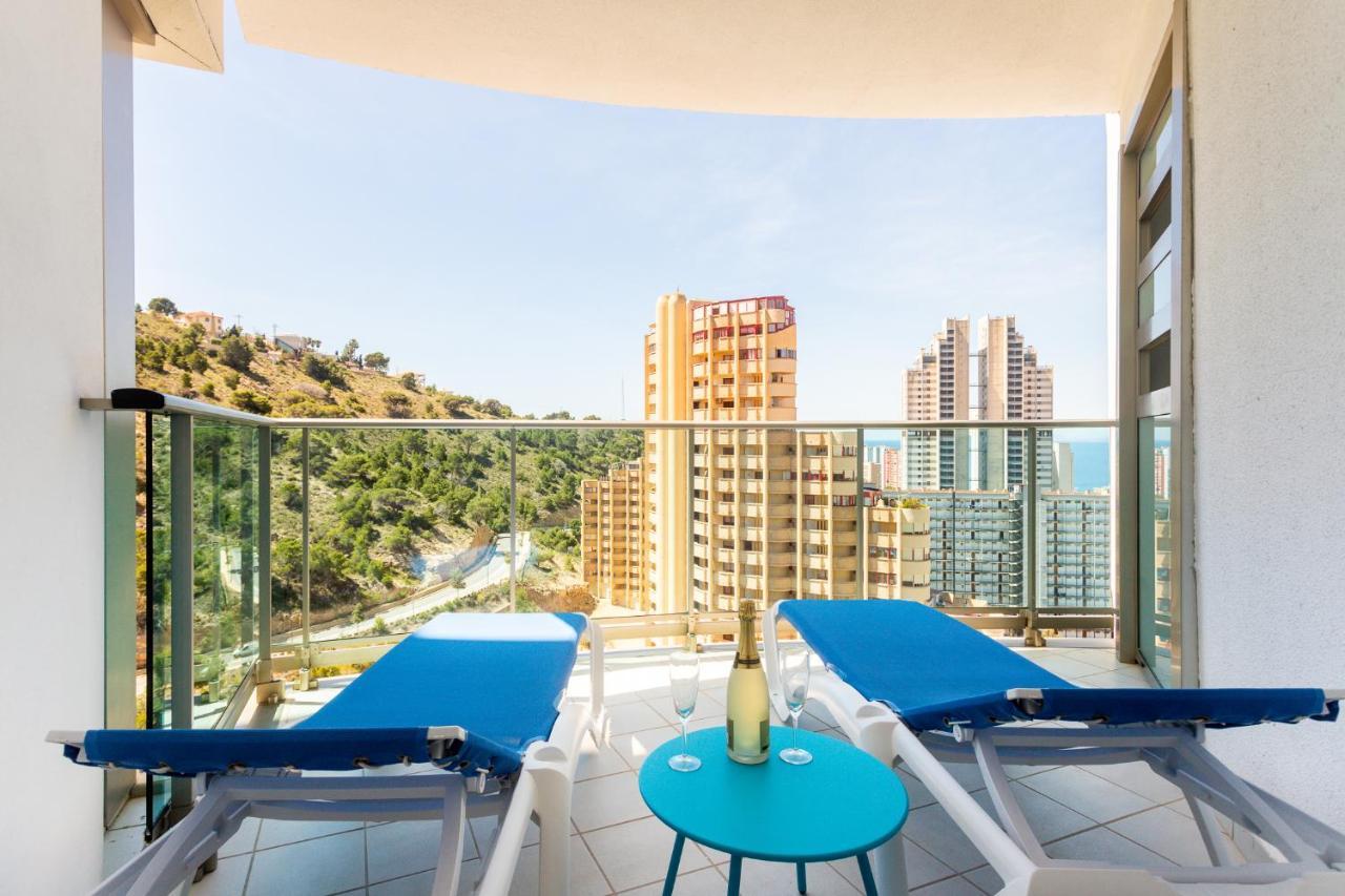 Апартаменти Skyline 11 Sunny Balcony With Stunning Sea Views Бенідорм Екстер'єр фото