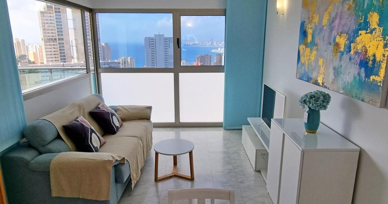 Апартаменти Skyline 11 Sunny Balcony With Stunning Sea Views Бенідорм Екстер'єр фото