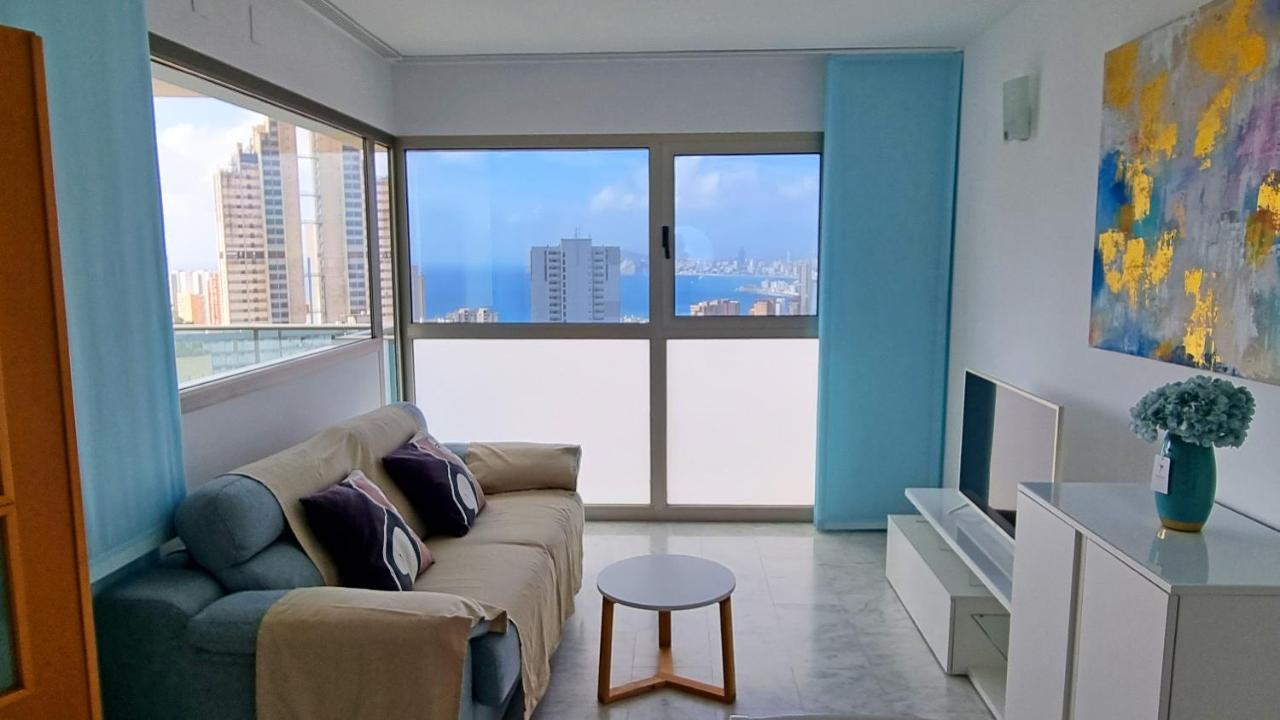 Апартаменти Skyline 11 Sunny Balcony With Stunning Sea Views Бенідорм Екстер'єр фото