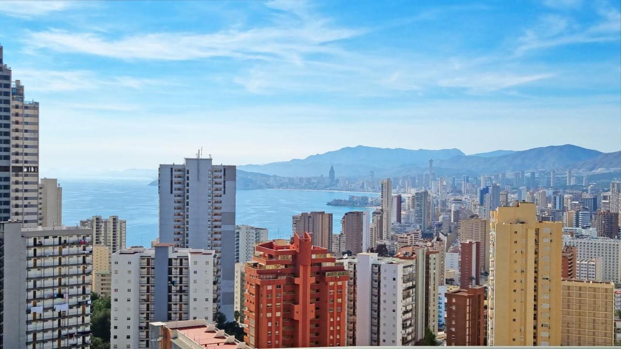 Апартаменти Skyline 11 Sunny Balcony With Stunning Sea Views Бенідорм Екстер'єр фото